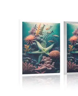 Podmořský svět Plakát surrealistická hvězdovka