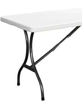 Zahradní židle a křesla Skládací stůl CATERING ocel / plast Rojaplast 244x76x72 cm