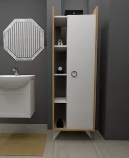 Koupelnový nábytek Hanah Home Koupelnová skříňka Mirage 50 cm bílá
