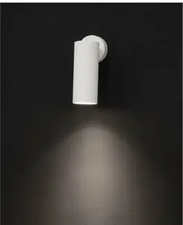 Moderní bodová svítidla NOVA LUCE bodové svítidlo DEXTER bílý hliník GU10 1x10W 821602