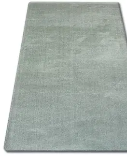 Koberce a koberečky Dywany Lusczow Kusový koberec SHAGGY MICRO zelený, velikost 80x150