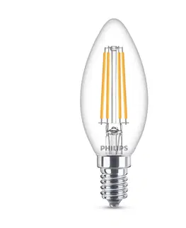 LED žárovky Philips Philips Classic LED E14 B35 6,5W 2700K čirá