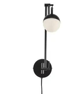 Nástěnné lampy ve skandinávském stylu NORDLUX nástěnné svítidlo Contina 5W G9 černá opál 2010971003