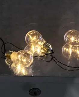 Dekorativní osvětlení STAR TRADING LED světelný řetěz Glow Battery s pěti zdroji