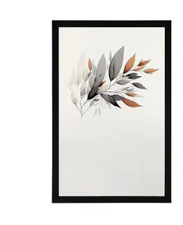 Botanické Plakát minimalistická větvička listů