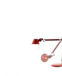 Stolní lampy do kanceláře Artemide TOLOMEO MICRO žárovk.červená A011810