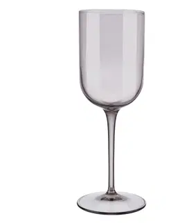 Sklenice set 4 skleniček na bílé víno hnědé FUUM BLOMUS