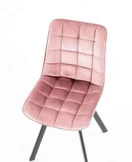 Židle HALMAR Designová židle Mirah růžová