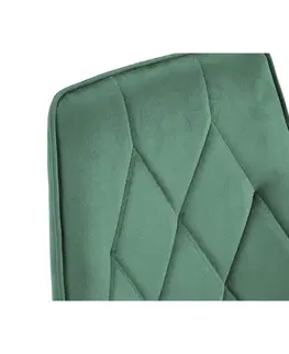 Židle Ak furniture Čalouněná designová židle Gretta zelená