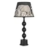 Lampy Černá stolní lampa Elephant – Ø 27*57 cm E27/max 1*60W Clayre & Eef 6LMC0025