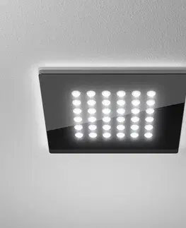 Podhledová svítidla LTS Ploché čtvercové LED svítidlo Domino, 16 x 16 cm, 11 W