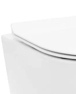 Kompletní WC sady WC prkénko REA duroplast bílé