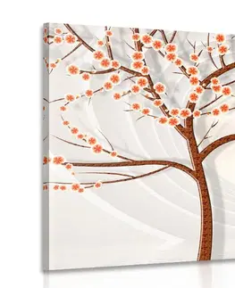 Abstraktní obrazy Obraz moderní strom na abstraktním pozadí
