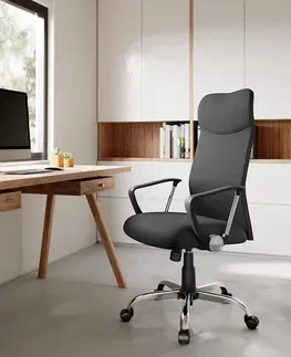 Kancelářské židle SONGMICS Kancelářská židle Omat černá