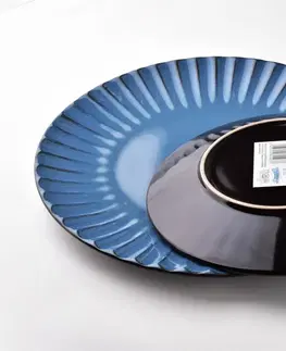 Talíře Affekdesign Dezertní talíř EVIE 20 cm modrý