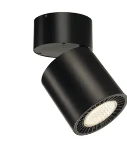 LED stropní svítidla SLV BIG WHITE SUPROS CL LED vnitřní stropní přisazené svítidlo, kruhové, černá, 3000K, reflektoru 60°, CRI90, 3380lm 1003283