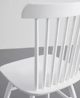 Židle do jídelny Sada Židlí Z Masivu Pedro Bílá