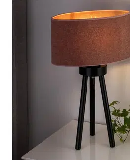 Lampy   - Stolní lampa OVAL 1xE27/15W/230V růžová 