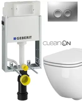 WC sedátka Cersanit GEBerit Kombifixbasic s tlačítkem Delta 25 110.100.00.1 21MA CP1