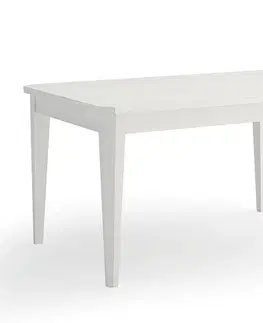 Designové a luxusní jídelní stoly Estila Luxusní obdélníkový jídelní stůl Genova z masivního dřeva rozkládací 142-202cm