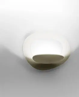 Designová nástěnná svítidla Artemide PIRCE MICRO LED nást. zlatá 1248020A