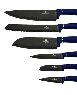 Kuchyňské nože Berlinger Haus 6dílná sada nožů Aquamarine Metallic Line 