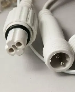 LED řetězy DecoLED LED světelný řetěz - FLASH, 20m, ledově bílá, 120 diod