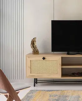 TV stolky Hanah Home TV stolek Begonya 180 cm dub