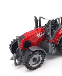 Hračky WIKY - Kovový Traktor s ohrádkou 19cm - žlutá