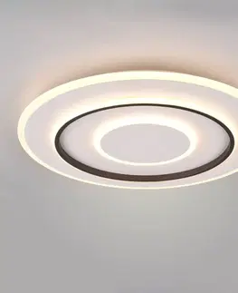 Stropní svítidla Reality Leuchten LED stropní svítidlo Jora kulaté s dálkovým ovládáním, Ø 60 cm