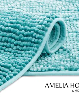 Koupelnové předložky AmeliaHome Koupelnový koberec Bati světle modrý, velikost 60x90