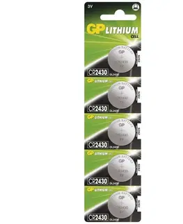 Jednorázové baterie GP Batteries GP Lithiová knoflíková baterie GP CR2430, blistr 1042243015