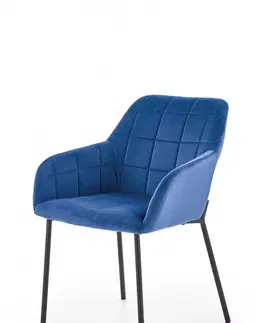 Židle Jídelní křeslo K305 Halmar Modrá