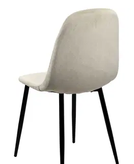 Židle TZB Čalouněná designová židle ForChair III béžová