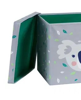 Boxy na hračky LOVE IT STORE IT - Úložný box na hračky s krytem Happy Kids - Koala
