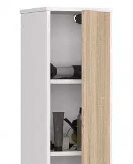 Koupelnový nábytek Ak furniture Koupelnová skříňka Fin I 30 cm bílá/sonoma