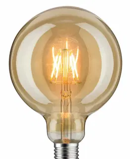 LED žárovky PAULMANN LED Vintage Globe 125 6,5W E27 zlatá 1700K 284.03