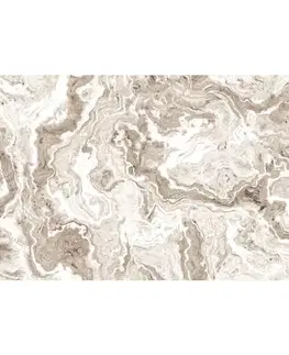 Závěsy Závěs dekorační nebo látka, New York Mramor, béžový, 150 cm 150 cm
