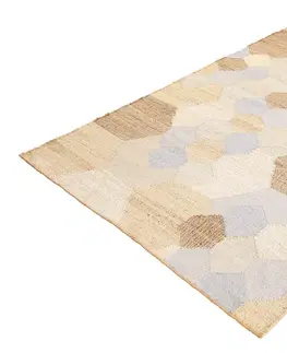 Koberce LuxD Designový koberec Sarina 230 x 160 cm béžovo-modrý