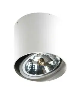 Moderní bodová svítidla Stropní přisazené bodové svítidlo AZzardo Alix white Az1356 QR111 G53 1x50W IP20 12V 13cm bílé