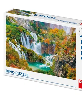 Hračky puzzle DINO - Plitvická jezera 1000 dílků