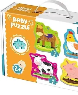 Hračky puzzle TREFL - Puzzle baby classic zvířátka na farmě