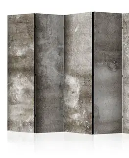 Paravány Paraván Cold Concrete Dekorhome 225x172 cm (5-dílný)