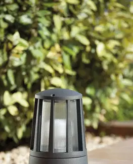 Stojací svítidla FARO SURAT sloupková lampa, tmavě šedá