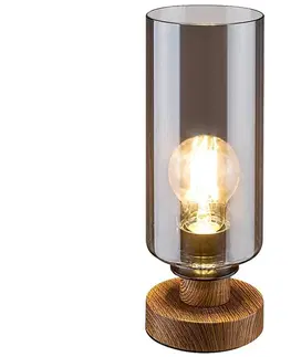 Lampy Rabalux Rabalux 74120 - Stolní lampa TANNO 1xE27/25W/230V dub 