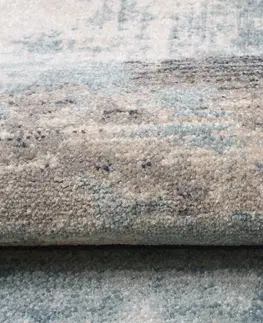 Moderní koberce Exkluzivní modro-béžový koberec