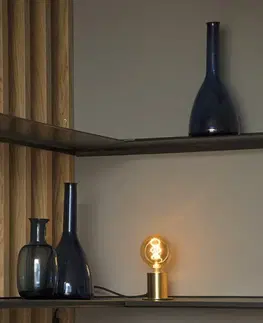 Lampy na noční stolek FARO TEN zlatá stolní lampa