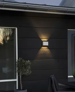 Venkovní nástěnná svítidla Konstsmide LED venkovní nástěnné světlo Chieri 8 zdrojů, bílá