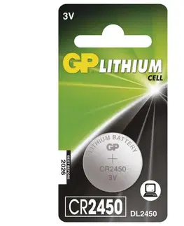 Jednorázové baterie GP Batteries GP Lithiová knoflíková baterie GP CR2450, blistr 1042245011