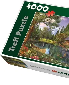 Hračky puzzle TREFL - Puzzle 4000 dílků odpolední Idylka